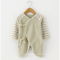 Nature Organic Cotton Baby Striped Romper